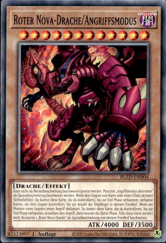 Drago nova rosso modalità - drago, rosso/modalità