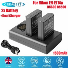 2x Batteria 7.4V EN-EL14