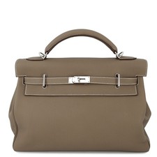 HERMES Maxi Kelly taglia 42 Togo Etoup in pelle