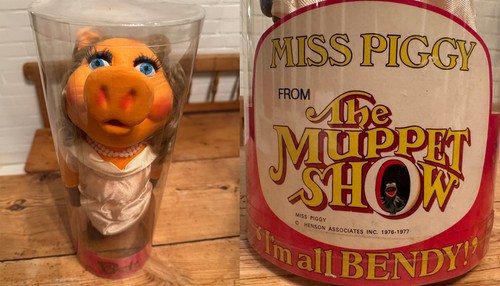 Vintage miss piggy bendy toys - vintage,