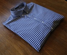 Camicie casual da uomo GANT taglia XL The Oxford Gingham blu e bianche