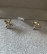 orecchini diamonique bacio x