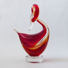 Statuina anatra in vetro