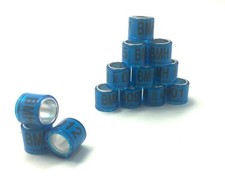 Anelli Uccelli Plastica Plexi Alluminio 2021 Piccioni Viaggiatore 08mm