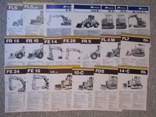 20 depliant Fiat Allis S90 FL9