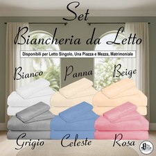 Set Lenzuola in cotone blend