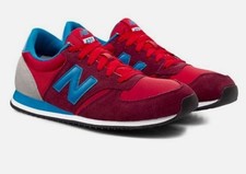 SCARPE SNEAKERS UOMO NEW BALANCE U420SRB CLASSICS TRADITIONNELS ROSSO N.42
