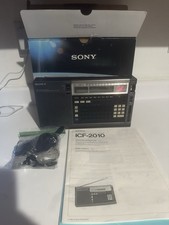 SONY ICF-2010 AM/FM/LW/SW WORLD BAND RICEVITORE funziona con batterie - senza cavo di alimentazione
