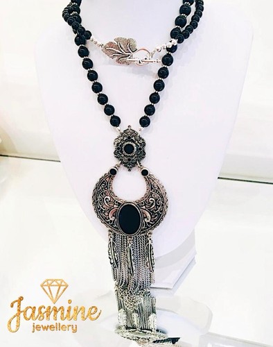 Collana perle vetro - di,