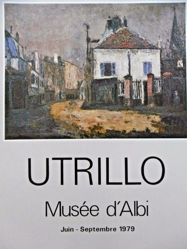 Utrillo affiche originale - affiche,