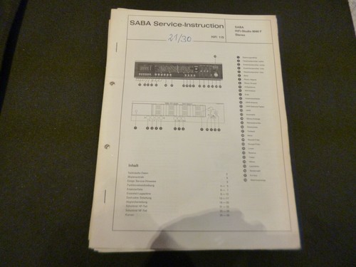 Manuale servizio originale - servizio,