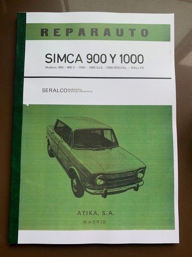Simca 900 1000 rallye gls - simca,