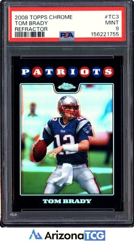 2008 topps chrome tom brady - 2008,