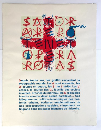 Jacques villegle sator 1997 - jacques,