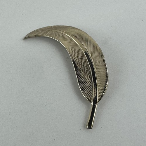 Spilla vintage foglia - spilla,