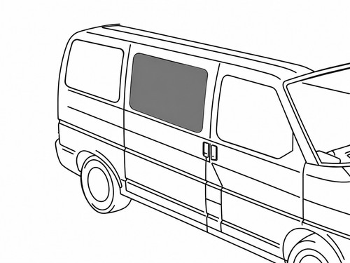 Finestrino scorrevole - vw, t4