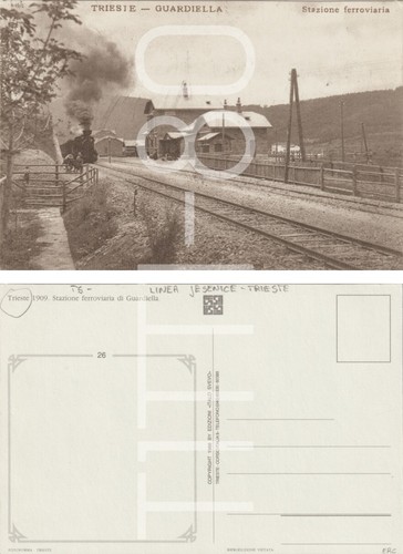 Trieste 1909 stazione - 1909,