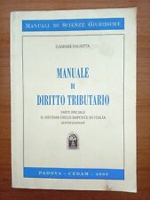 Manuale di Diritto Tributario Parte speciale - G. Falsitta - V Ed. CEDAM, 2008