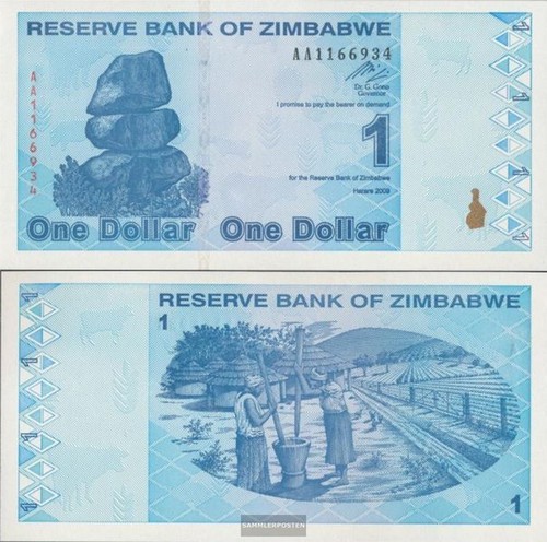 Banconote zimbabwe 2009 - banconote,