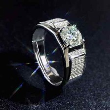 Anello Uomo Designer Argento
