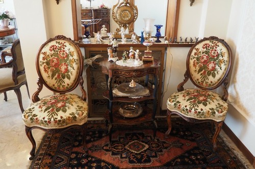 Coppia poltroncine francesi - coppia,