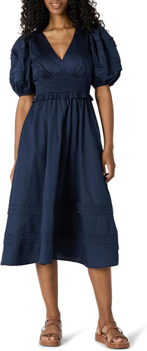 Donna abito midi raso - donna, di