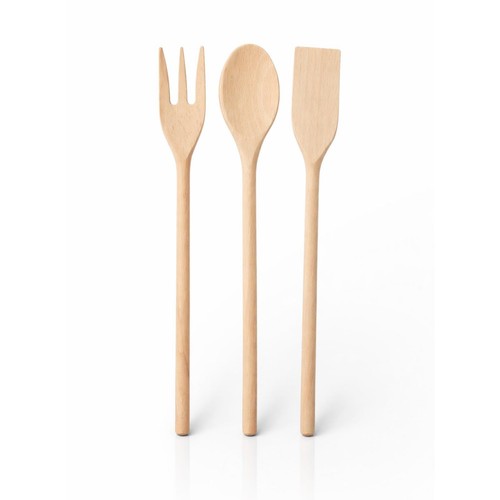 Set utensili cucina legno - utensili, in