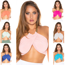 Sexy top estivo corto donna