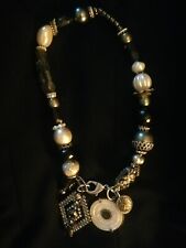 Girocollo  Reminiscence di 60 Cm, realizzata in lega e pietre semi-preziose.