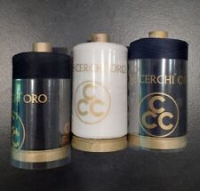 SPOLETTA 100% COTONE CUCITO TRE CERCHI N° 50 1000m  BIANCO NERO BLU