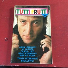 John Lennon,Clash,M. Jagger,Tutti Frutti,n6,anno II,Aprile 1983,TF25