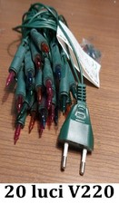 luci presepe V220 cavo ad anello luce multi color accessori casa presepe