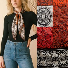 Sciarpa grande vintage seta