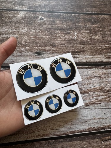 Bmw gel stickers emblems - gel,