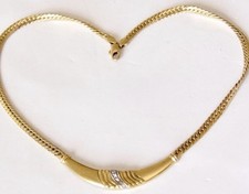 Girocollo Oro 18kt Diamanti vintage French Style