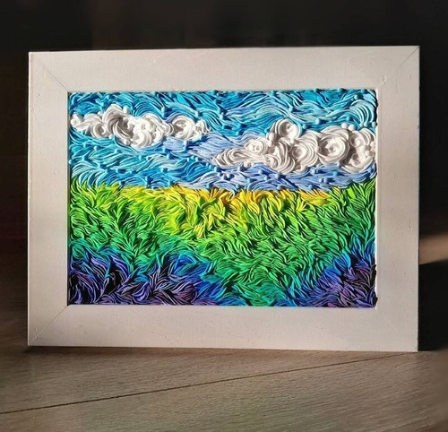 Quadro argilla polimerica - in,