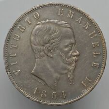 5 Lire 1864 Napoli RARO