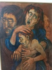 Quadro olio tela manuel - tela,