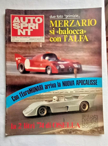 Autosprint del 1973 - autosprint, n