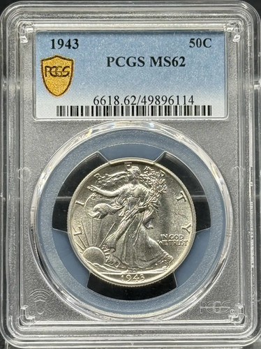 Mezzo dollaro 1943 - , walking
