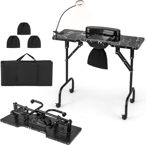 Tavolo per manicure pieghevole - tavolo,