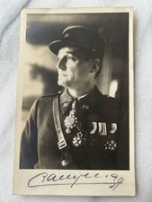 cartolina fotografica firmata