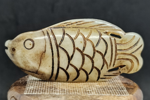 Antica scultura giada - in,