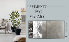 Pavimento Adesivo PVC Effetto Marmo Tappeto Rivestimento 10pz 2,1mq Resistente