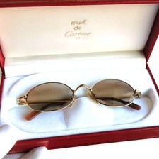CARTIER small vintage sunglasses Gold occhiali da sole Filao photochromic lens