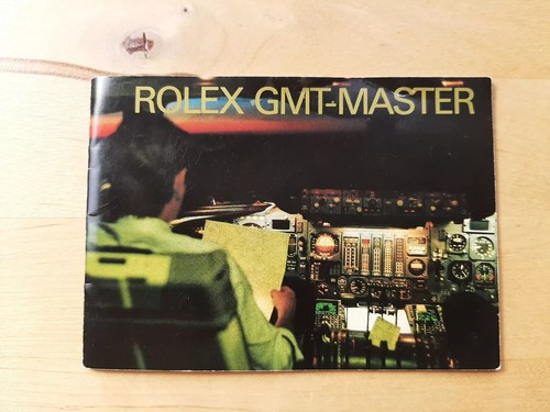 Rolex gmt master booklet - gmt,