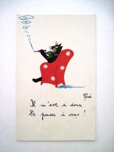 Cartolina francese epoca - cartolina,