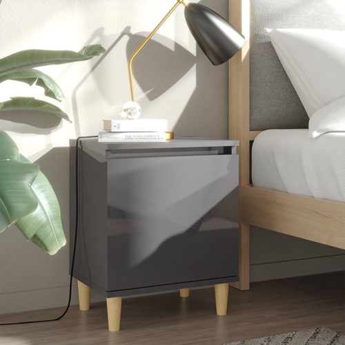 Comodino gambe legno - 1/2,