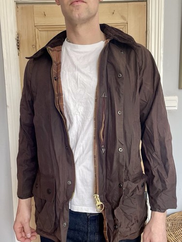 Giacca cerata marrone barbour - marrone,