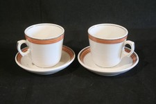 coppia tazze colazione Ginori Doccia tè caffè tet a tet anni 20 900 antiche